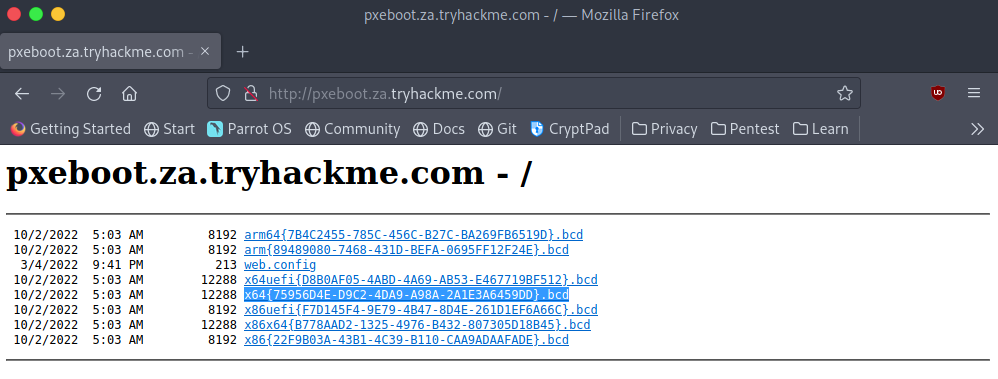 Initial look at the website