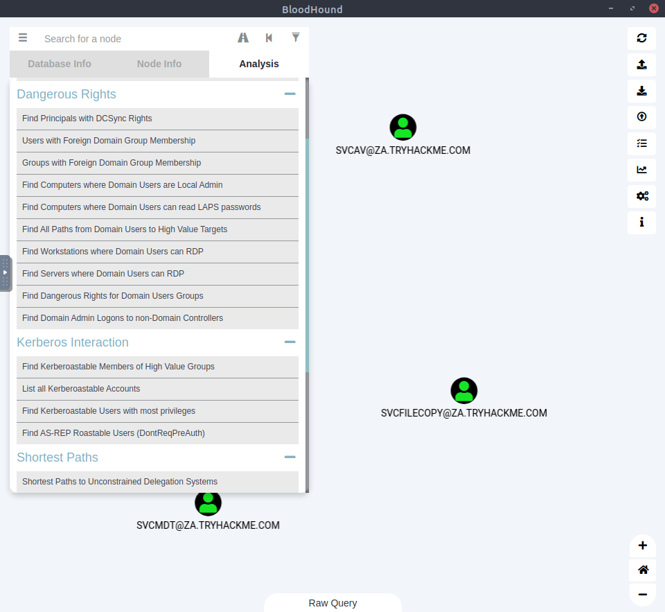 All kerberoastable accounts