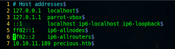 Adding host to /etc/hosts file