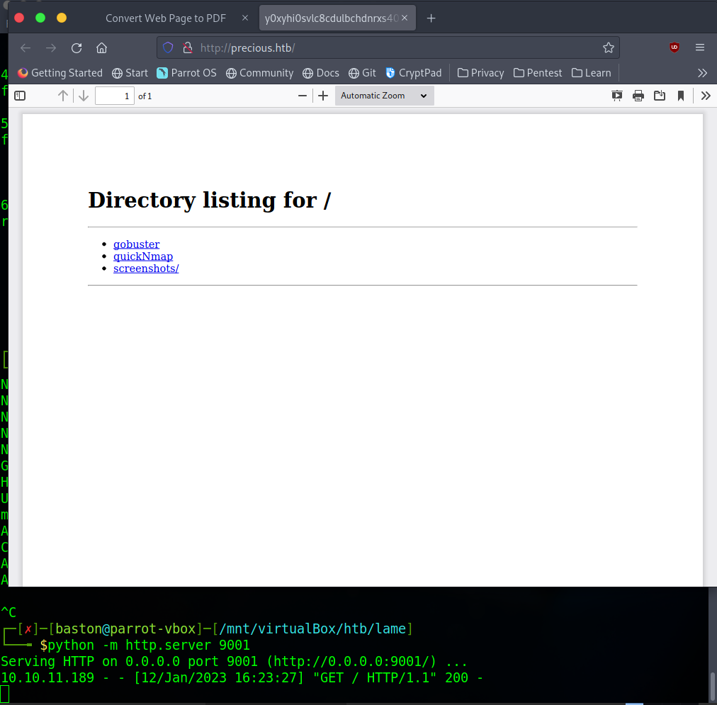 Testing the converter (it works fine)