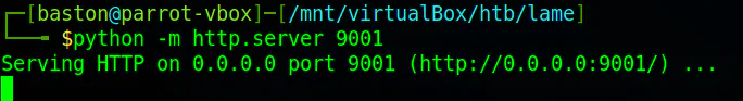 python HTTP server