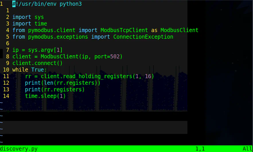 Discovery.py file with some modifications