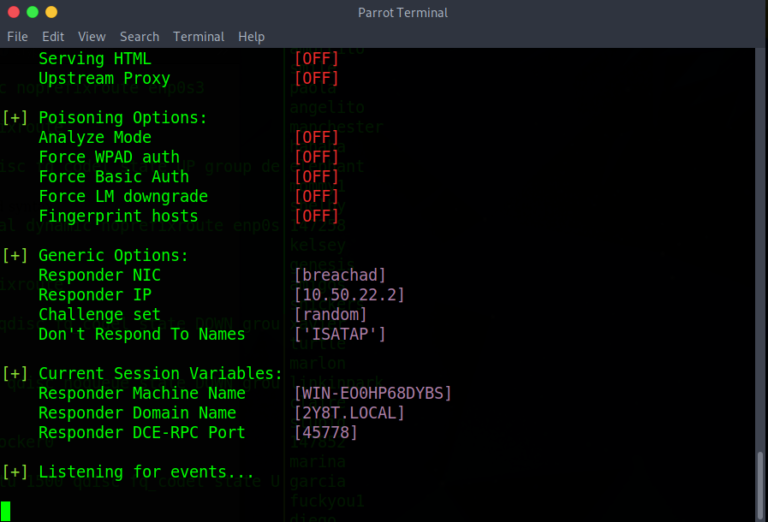 Tryhackme breaching active directory baston uk