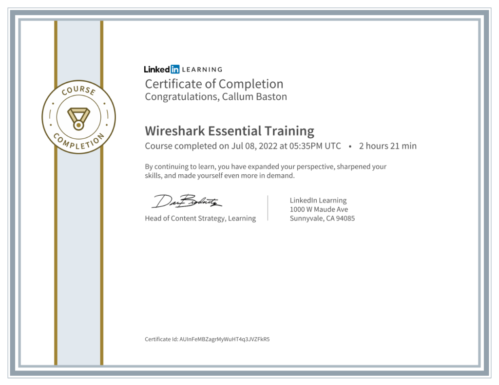 Wireshark essencial training